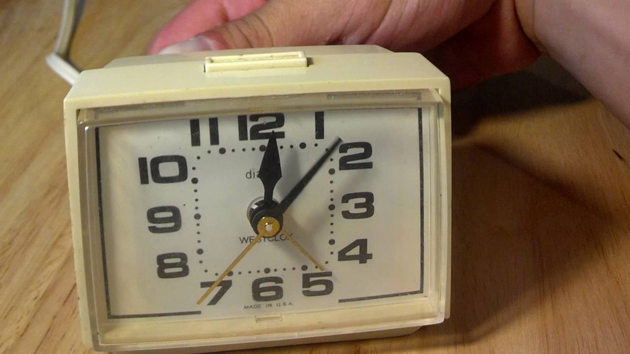 westclox-dial-lite-analog-alarm-clock-youtube