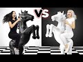BLACK VS WHITE COLOR CHALLENGE || Using Only One Color for 24 Hours by RATATA!