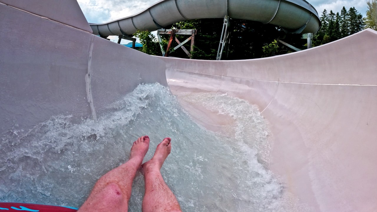 Les Spirales Tube Slides at Village Vacances Valcartier