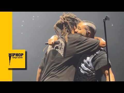 Drake & J. Cole perform “First Person Shooter” at “Big As The What” Tour 2024 in Tampa, FL