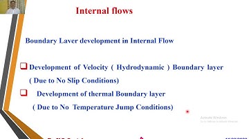 3.1-INT - Velocity and thermal boundary Layer Development in Pipe/tube [Internal Flow]