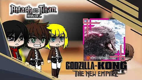 Attack On Titan reacts to Godzilla {KALINGA GC} #attackontitan #godzilla