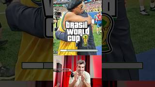Ronaldinho Waits to Hug Every Brazil Player Before 3-0 Win