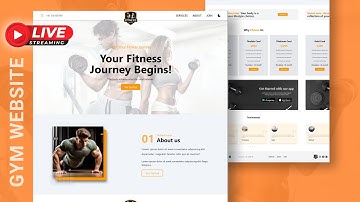 🔴 Coding Challenge | Complete Responsive Gym Website with ReactJS and Tailwind CSS