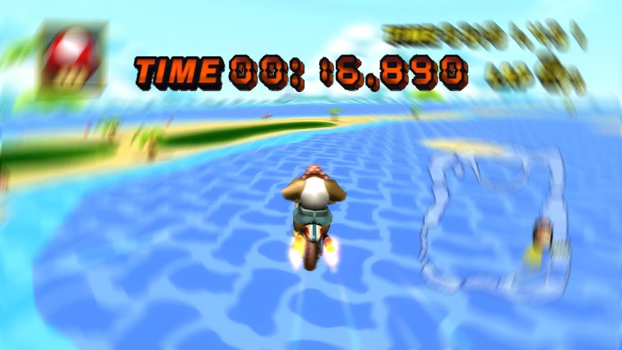 [MKWii TAS] GBA Shy Guy Beach Fast Lap (Glitch) - 16.890