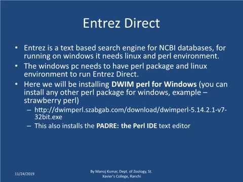 Entrez System How to: Install and use Entrez in Windows 10 - YouTube
