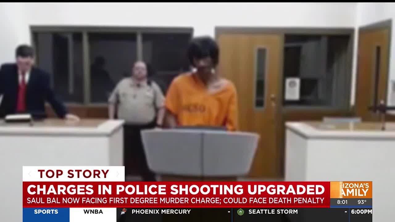 Charges upgraded for suspect in police shooting - YouTube