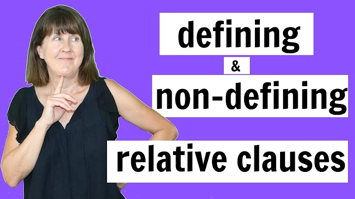 Defining and Non-Defining Relative Clauses - English Grammar Lesson