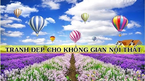 Tranh 3D Phong Cảnh Khu Vườn Hoa Đẹp - Đem Thiên Nhiên Vào Trong Nhà Bạn.