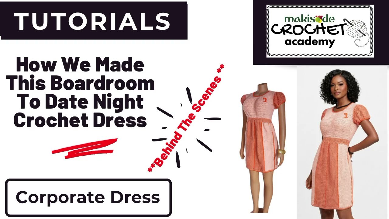 How to Crochet Custom-Fit Dresses | Professional Garment Construction