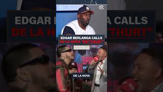 Edgar Berlanga didn't hold back when asked about his relationship with Oscar De La Hoya 😳