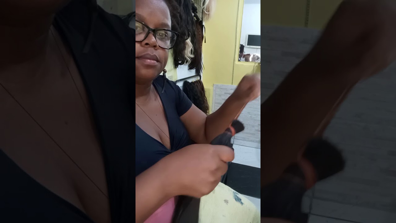 Cabelo semi limpo para Mega Hair