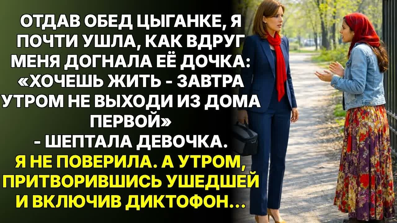 Дочь цыганки шепнула： «Не выходи из дома первой» — утром всё стало ясно…