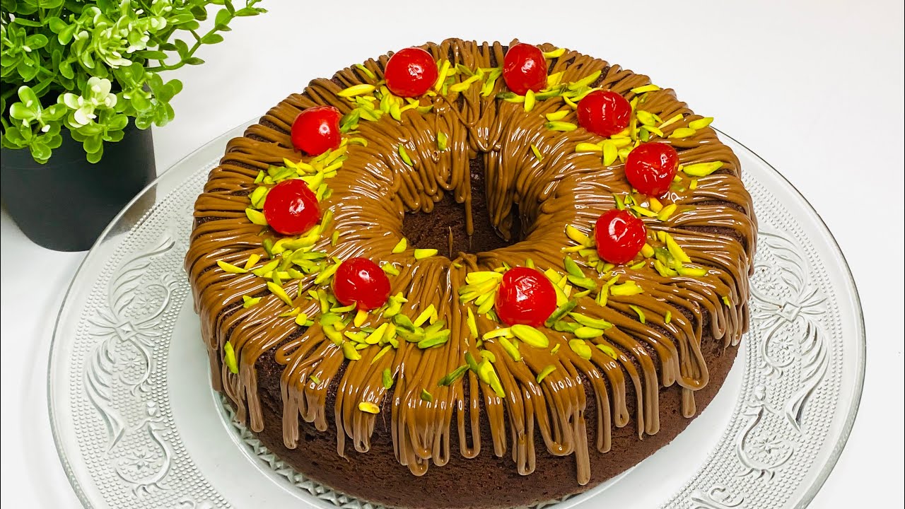 Simple Chocolate Cake 🍰كيكة الشكولاتة من أم لقمان سريعة ولذيذة￼