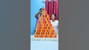 Big tower balance challenge !! Part4 #funny_local_game #familygames #funny #games #challenge #shorts