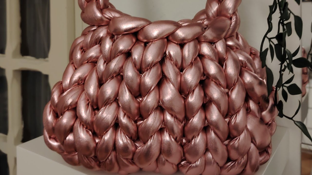 Tutorial Borsa Chunky Bag  Rosa metallizzato