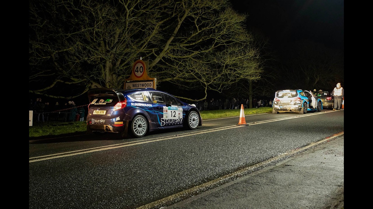 East Riding Rally opening stage at Beverely westwood. short clip