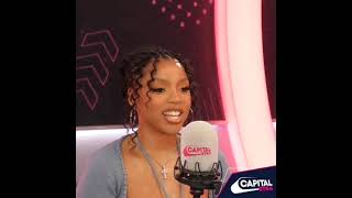 Chlöe Bailey stopped by Capital Xtra while in London for her In Pieces tour