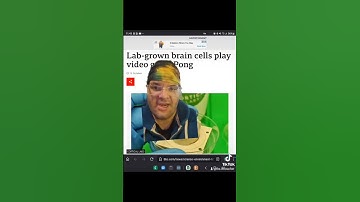Lab Grown Brain Cells Play Pong... somehow #shorts #short