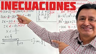 Inecuaciones lineales explicadas fácil y rápido🔥 | Matemáticas paso a paso | CLASE 2