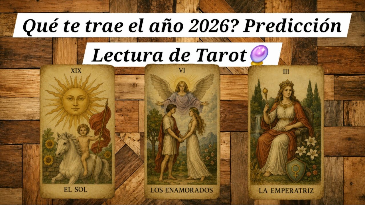Qué trae el AMOR este 2026? 🔮 Tarot predicciones - YouTube