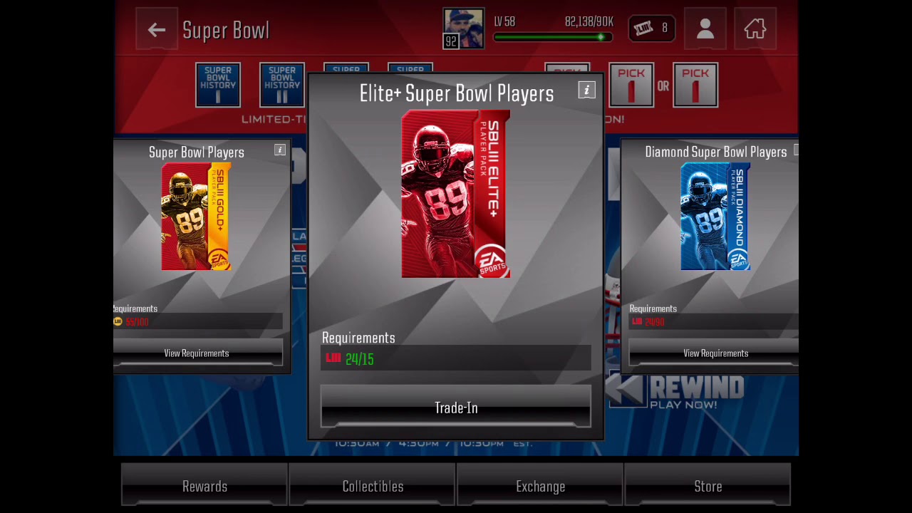 Super Bowl !!!!! madden mobile !!!!!