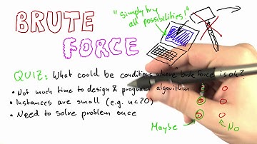 Brute Force - Intro to Theoretical Computer Science