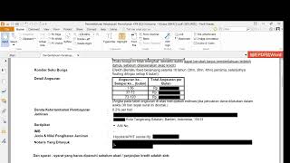 Contoh Surat SP3K KPR Rumah Bank BCA