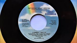 Video thumbnail of "Saturday Night Special , Conway Twitty , 1988"