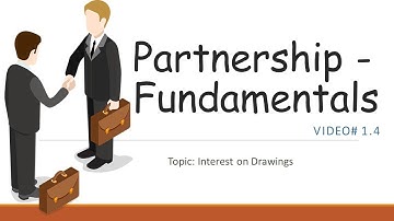 1.4 Class 12th Chap 1 Partnership : "Interest on Drawings"