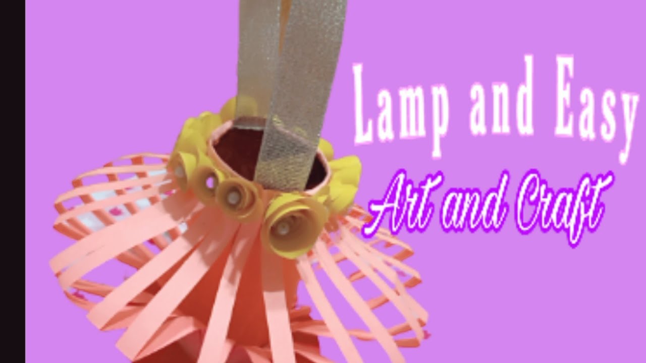 How to make a paper Lamp At home very easy tutorial for shab_e_barat