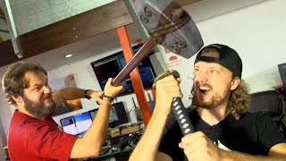 Katana vs Longsword vs Hammer