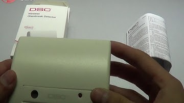 Unboxing DSC PG8912 Wireless Glassbreak Detector
