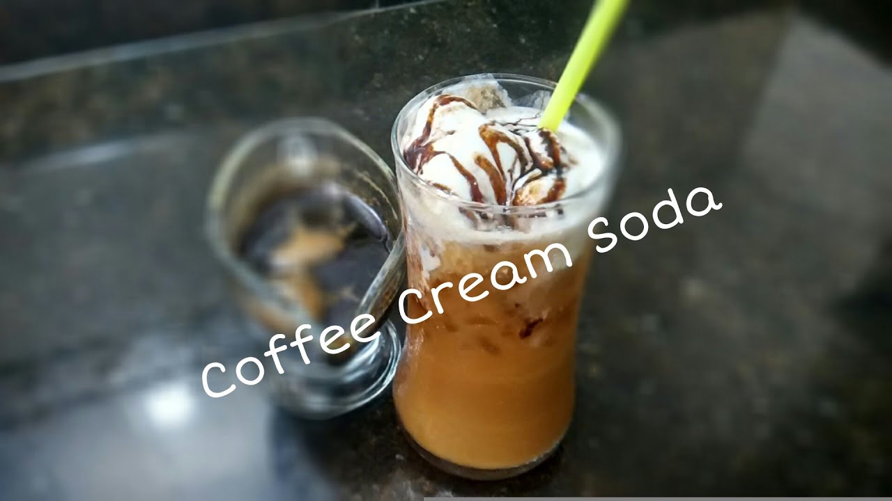 5minute recipe Coffee Cream Soda Recipe without milk cold coffee