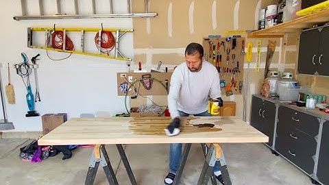 How to stain a butcher