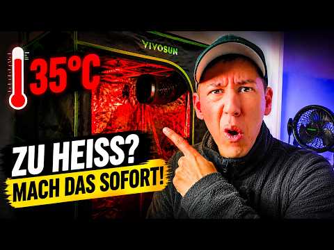 TOO HOT 😱 3 Ways I Cooled My Grow Tent (They Actually Work!)