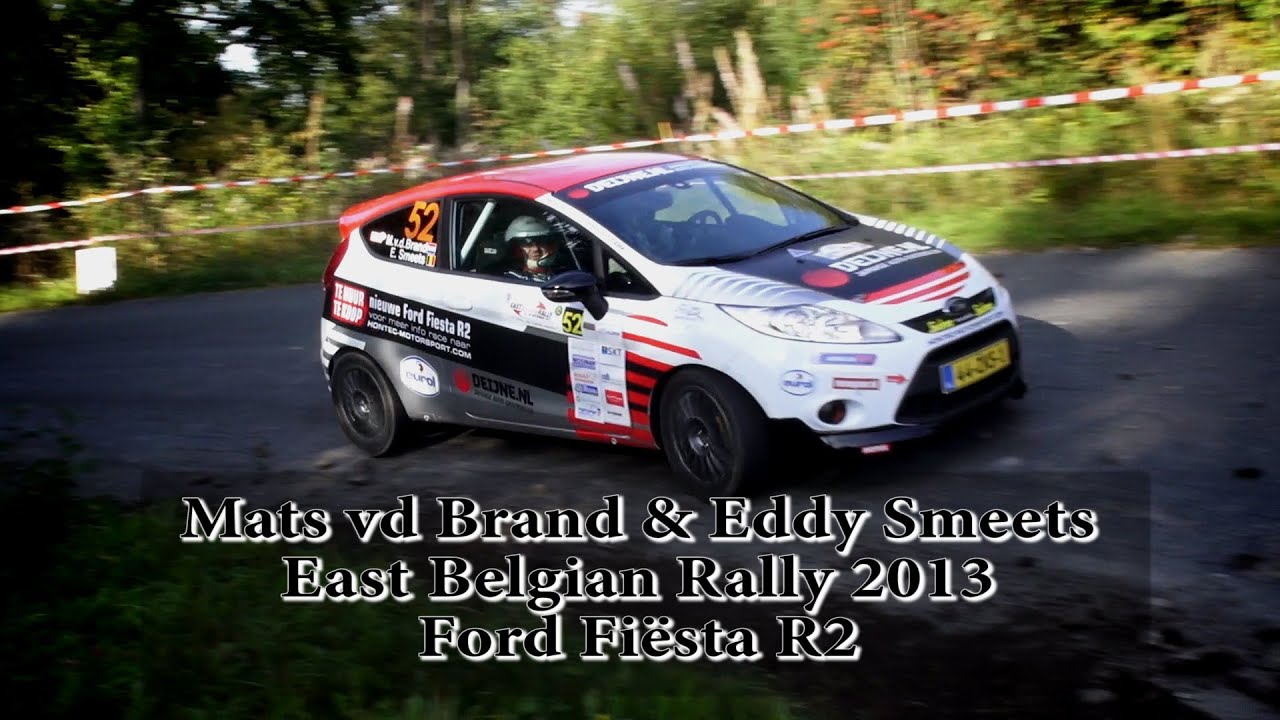 Mats vd Brand & Eddy Smeets @ East Belgian Rally Ford Fiesta R2