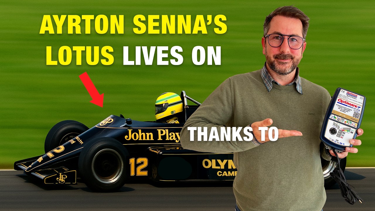 Ayrton Senna’s Lotus Lives On | OptiMate 7 Select Battery Charger