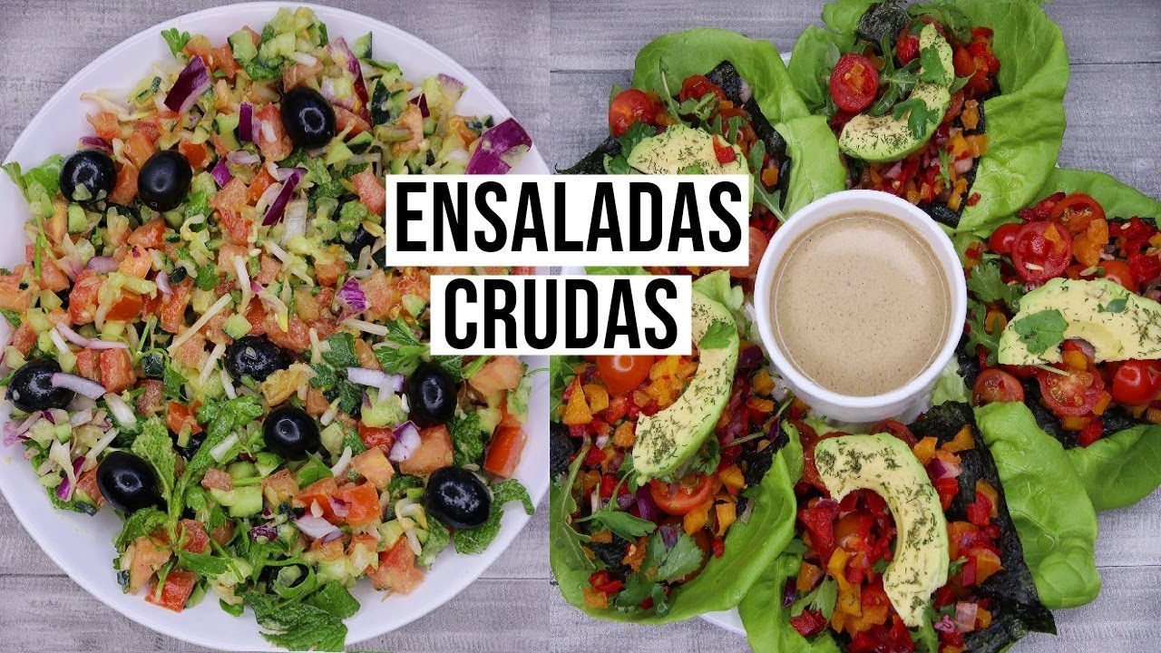 ▷ Receta de Ensalada crudivegana | Actualizado junio 2023