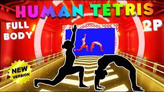 HUMAN TETRIS | Viral Immersive Interactive Warm Up | Easy Daily Routine | Full Body | 2 Players |12 screenshot 4