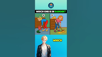 Who is in Danger? #riddlechallenge #riddleoftheday #brainteasers #enigma #shorts