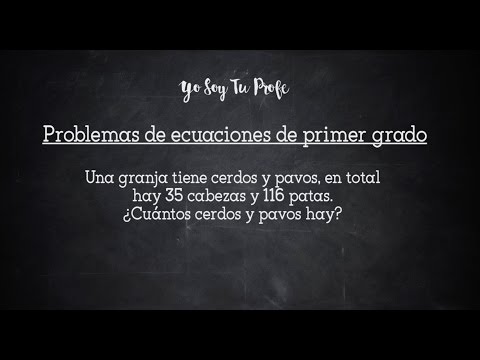 Problemas de ecuaciones de primer grado (Videotutorial)