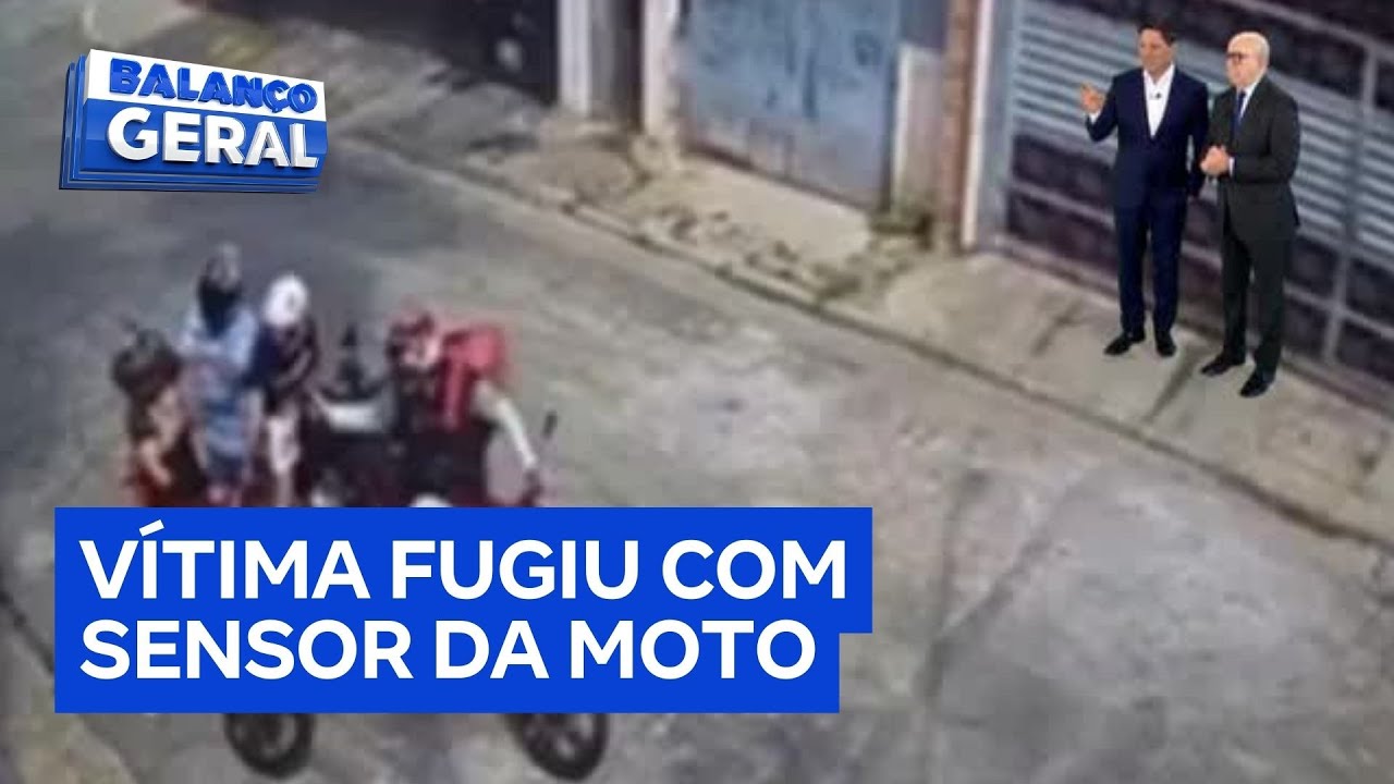 Dentro da Notícia: Mulher tira sensor da moto e impede assalto na zona leste de São Paulo