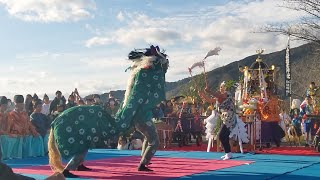 祭神流れ着いた河原で大祭