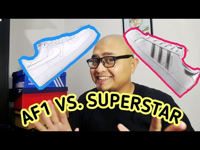adidas superstar vs nike air force 1