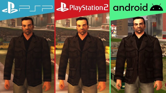 GTA VICE CITY STORIES Graphics Comparison - PS2 / PSP / PC 