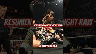 JE'VON EVANS DA LA SORPRESA 😮 Resumen RAW 8/6/26 #wwe #shorts #jevonevans