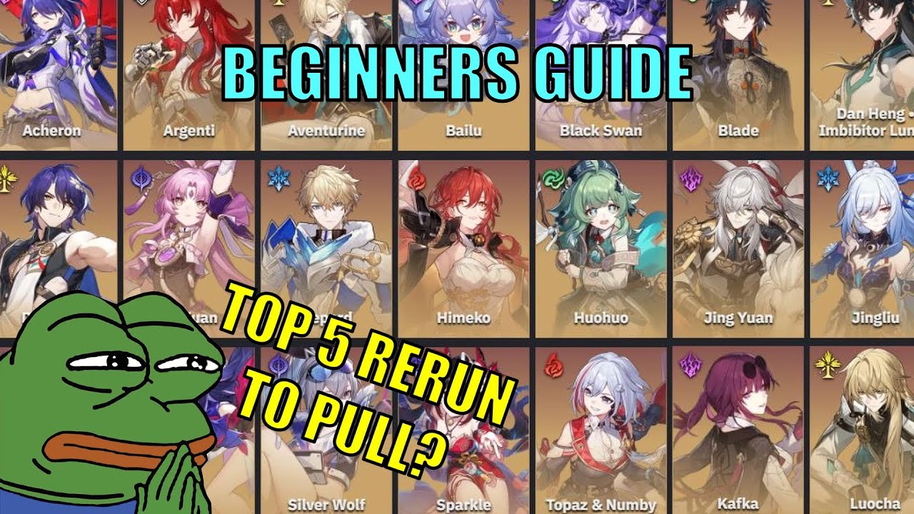 Honkai Rerun Graph The Only Beginner Rerun Guide You Need - Honkai Star Rail - YouTube