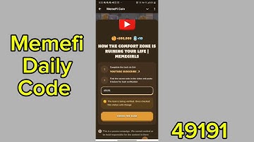 HOW THE COMFORT ZONE IS RUINING YOUR LIFE | MEMEGIRLS | Memefi New Video Code