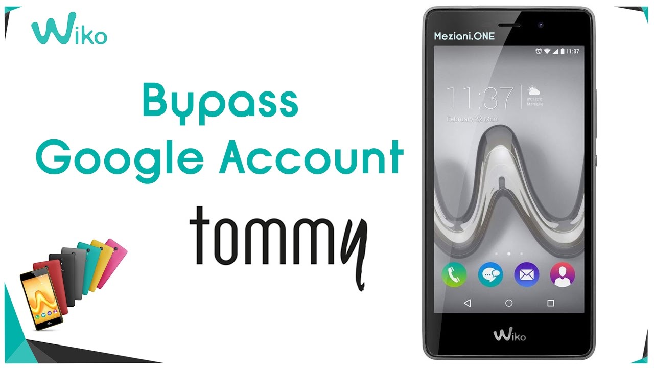 Bypass Google Account Wiko TOMMY Remove FRP - YouTube